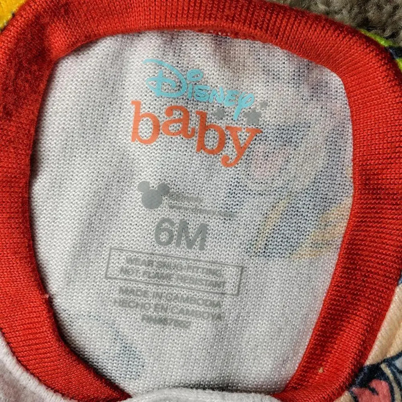 Disney Baby Mickey and Friends Short Sleeve Onesie Size 6 Months - Picture 2 of 8
